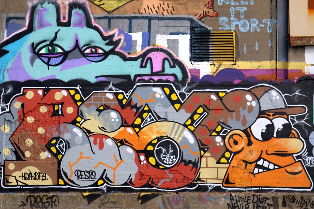 graffiti pete one urbex hdr kunst art gent belgie mural murals straatkunst